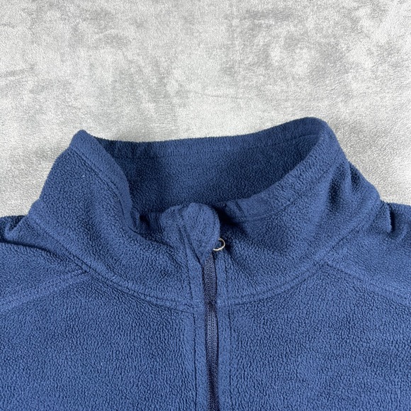 Columbia Mens XS Navy Blue Half Zip Fleece Pullover Sweater XM6279 1575001 - Picture 4 of 11